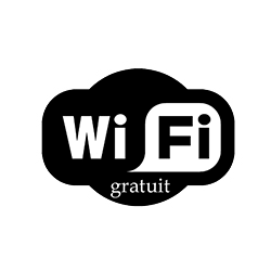 Wifi gratuit fibre dediée Clos Vaupaliere
