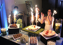 Buffet dessert mariage Rouen Clos Vaupalière